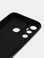 Темно-синий чехол для Infinix Hot 30 i, Note 12, Hot 20, 10 Lite, 11, Pro, Play, S, ZERO, SMART, кожаная вставка