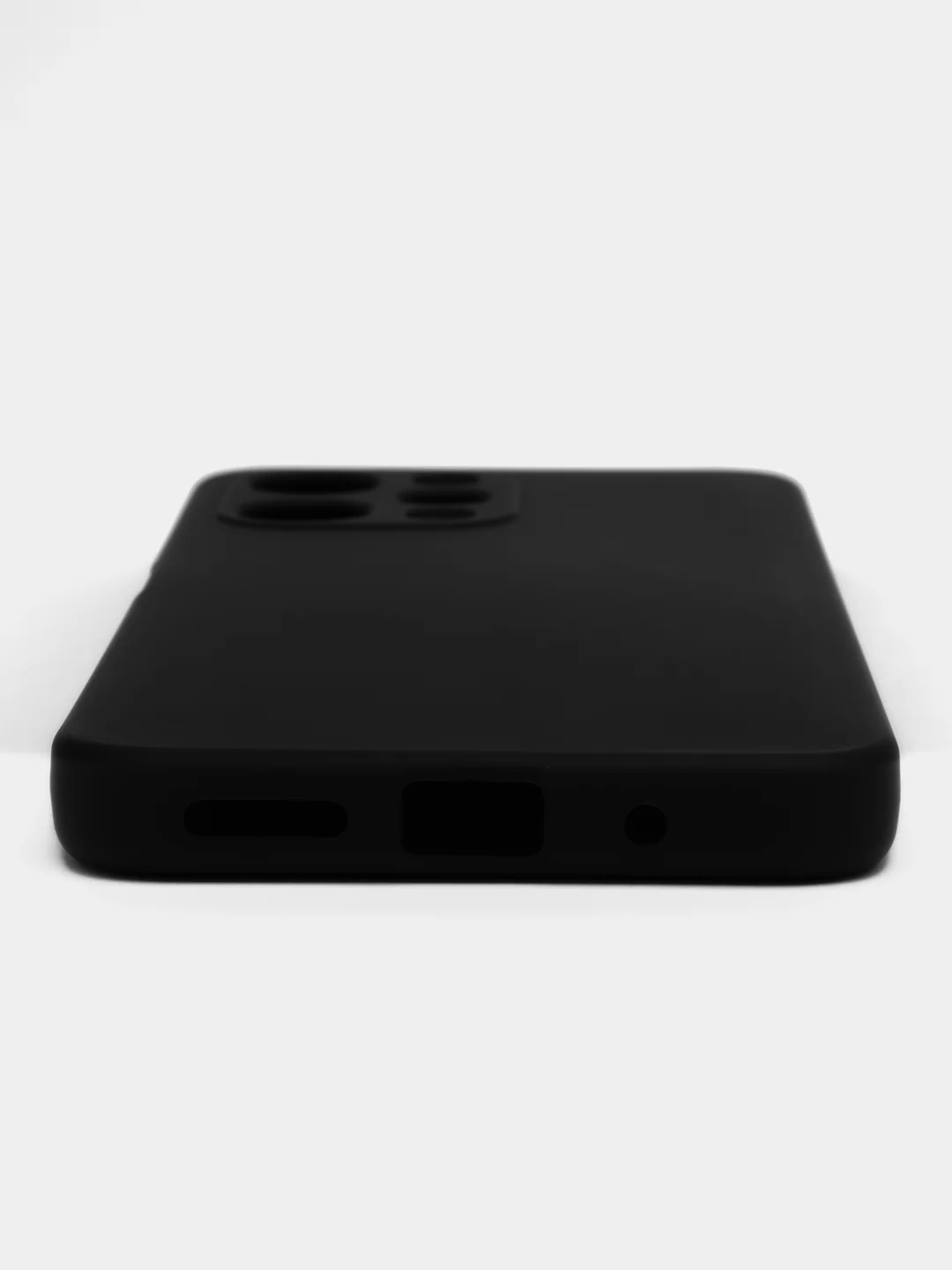 Угольный чехол для Xiaomi Redmi 12 / Сяоми Редми 12, силиконовый