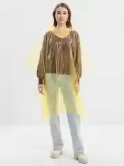Желтый дождевик