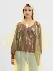Желтый дождевик