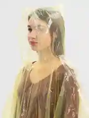 Желтый дождевик