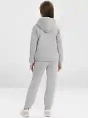 Серый детский спортивный костюм, теплый, на флисе, с подкладом, начесом