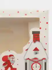 Багровый коробка новогодняя, складная