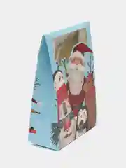 Белый коробка новогодняя, складная