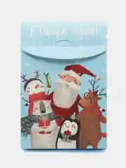 Белый коробка новогодняя, складная