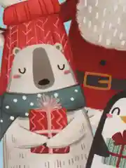 Белый коробка новогодняя, складная