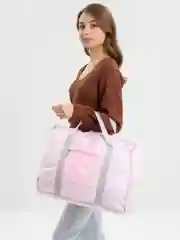 Голубой сумка дорожная, для спортзала, ручная кладь, размер 44*16*35 см
