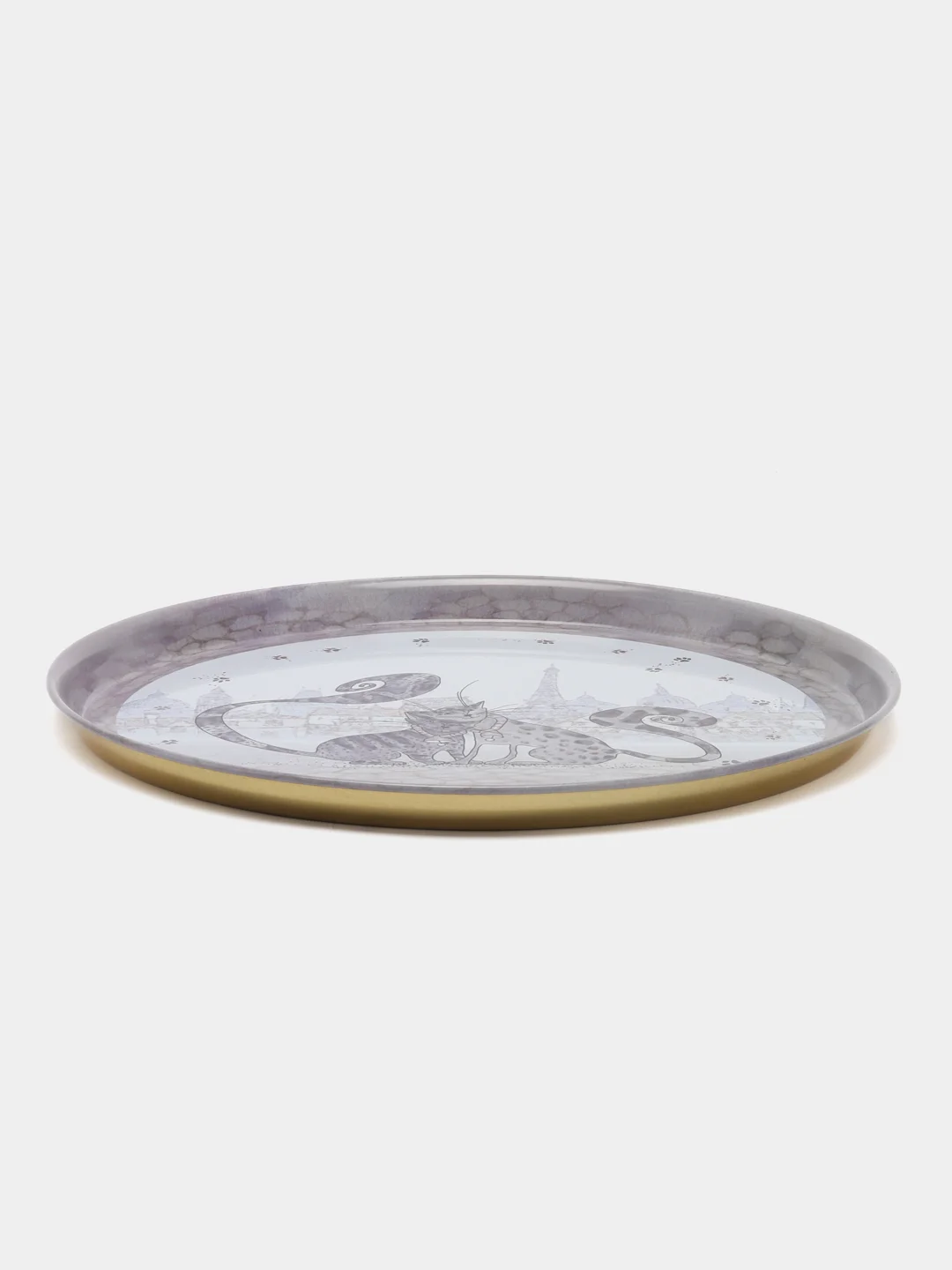 Поднос сервировочный Agness "Котики" 33*2,1 см