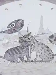 Поднос сервировочный Agness "Котики" 33*2,1 см
