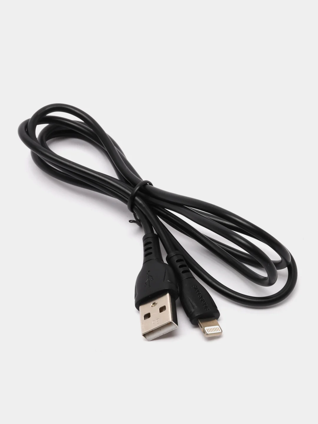 Белый кабель зарядный для айфона USB - lightning BOROFONE BX51 1 m