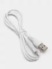 Белый кабель зарядный для айфона USB - lightning BOROFONE BX51 1 m