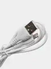 Белый кабель зарядный для айфона USB - lightning BOROFONE BX51 1 m
