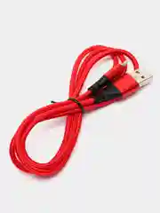Красный кабель зарядный шнур BOROFONE BX54, Micro-USB, Type-C, Lightning