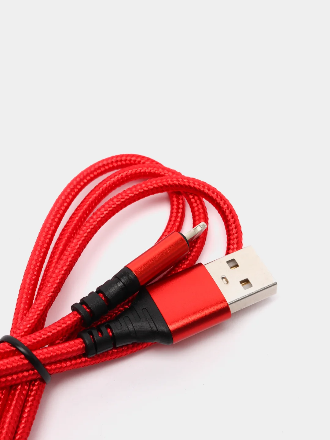 Красный кабель зарядный шнур BOROFONE BX54, Micro-USB, Type-C, Lightning