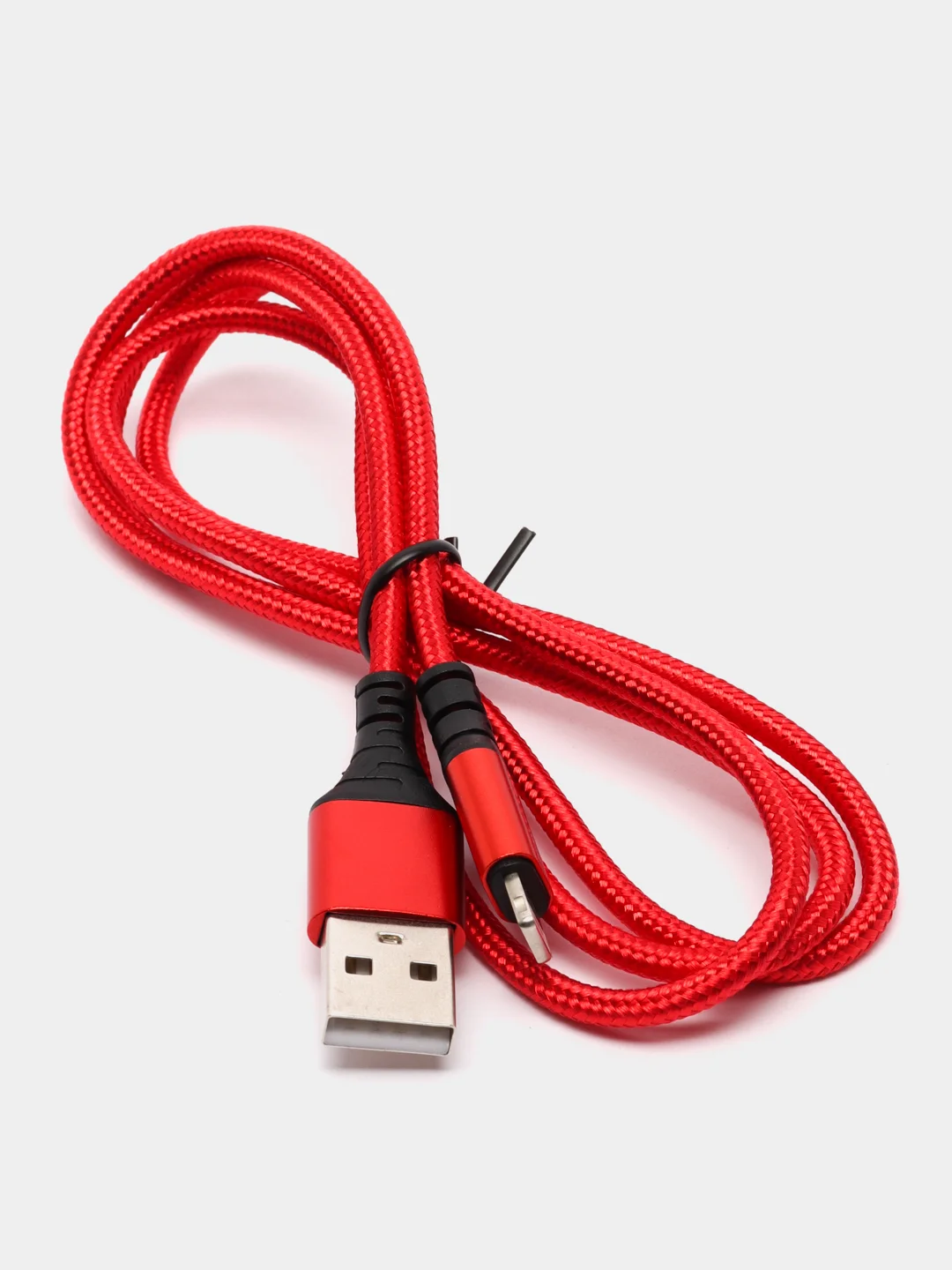 Красный кабель зарядный шнур BOROFONE BX54, Micro-USB, Type-C, Lightning