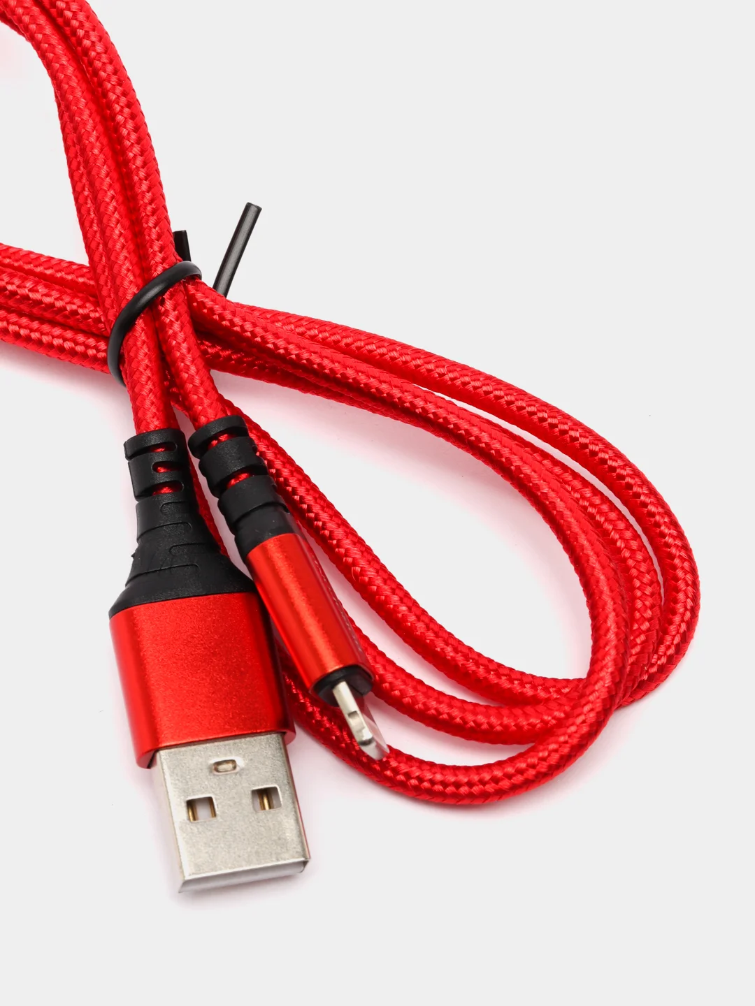 Красный кабель зарядный шнур BOROFONE BX54, Micro-USB, Type-C, Lightning