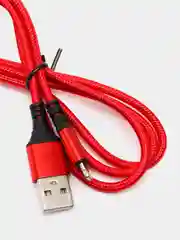 Красный кабель зарядный шнур BOROFONE BX54, Micro-USB, Type-C, Lightning