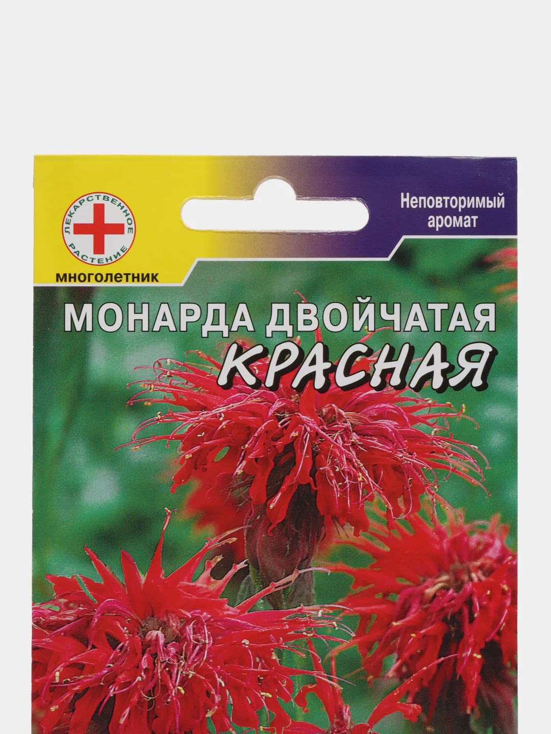 Монарда двойчатая Красная, семена, цветы