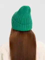 Горчичный женская шапка, шапка бини