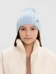 Голубой женская шапка, шапка бини