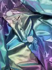 Белый дождевик для собак и кошек, голографический, с капюшоном