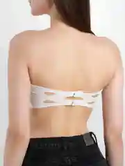 Белый топ женский без бретелей