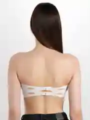 Белый топ женский без бретелей