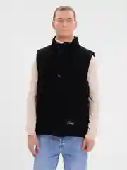 Черный жилет мужской вельветовый