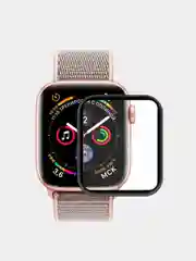 Гибкая защитная плёнка для Apple Watch, матовая, черная рамка