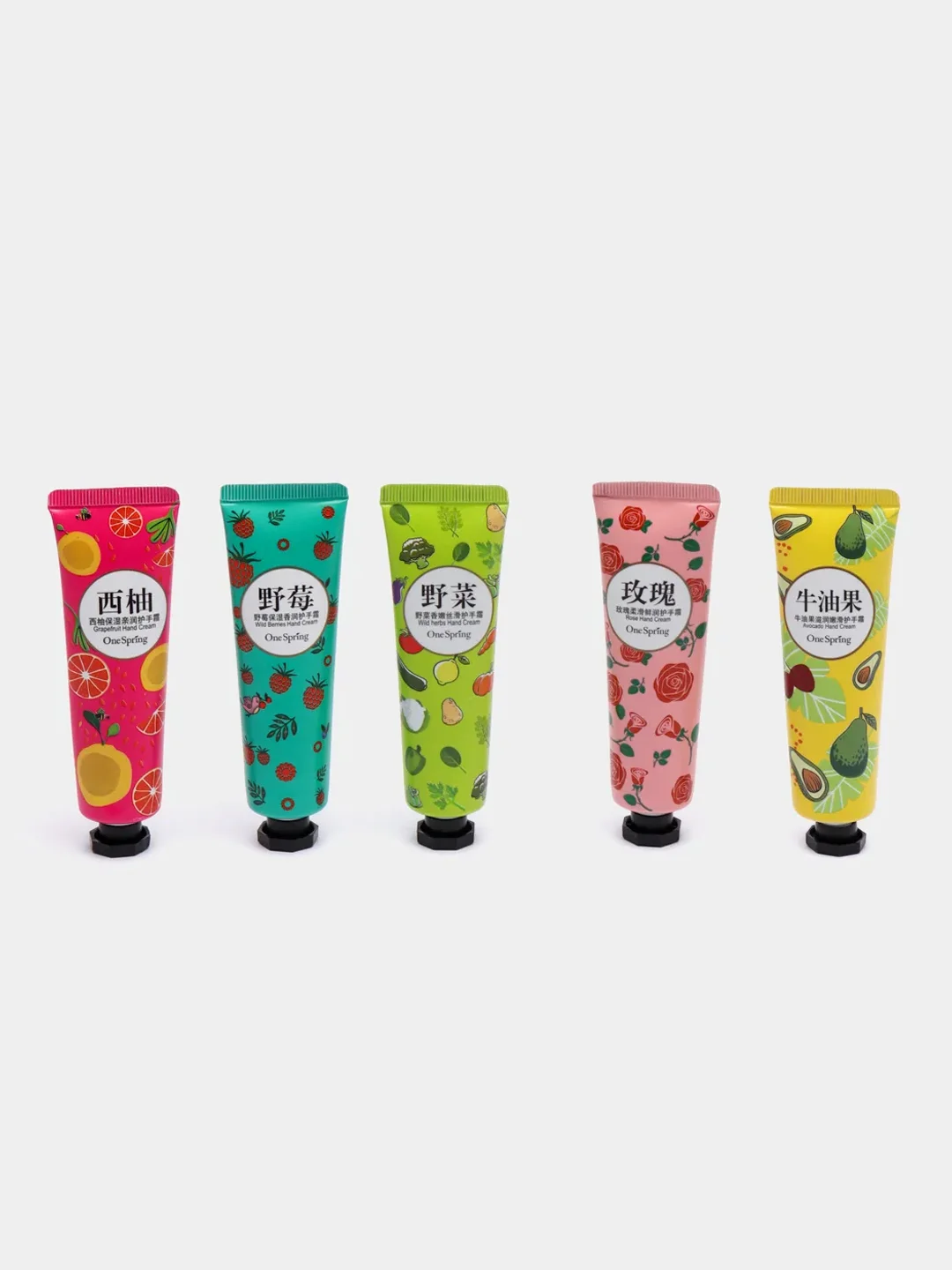 Крем для рук One Spring, набор 5 штук по 30 г