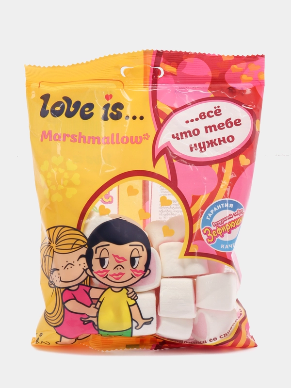 Воздушный зефир (маршмеллоу) для десертов без глютена LOVE IS, 125 г