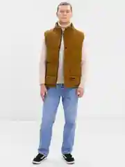 Медный жилет мужской вельветовый