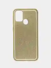 Золотой чехол Samsung Galaxy M31, Самсунг Галакси М31 блестящий сияющий