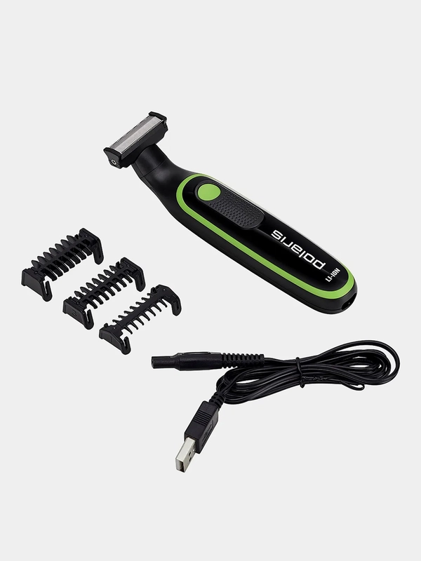 Машинка для стрижки Polaris PHC 0303RB, ЧЕРНЫЙ-ЛАЙМ