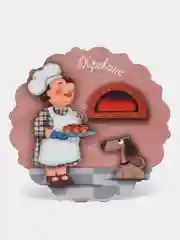 Коралловый подставка под горячее "Прованс"