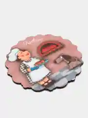 Коралловый подставка под горячее "Прованс"