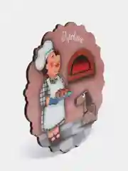 Коралловый подставка под горячее "Прованс"