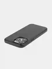 Тёмно-зелёный чехол MagSafe для iPhone 15 Pro Max Plus кожаный ROSCO из экокожи с защитой камер магнитом