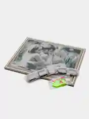 Черный алмазная мозаика на подрамнике "Пары", 40*50 см