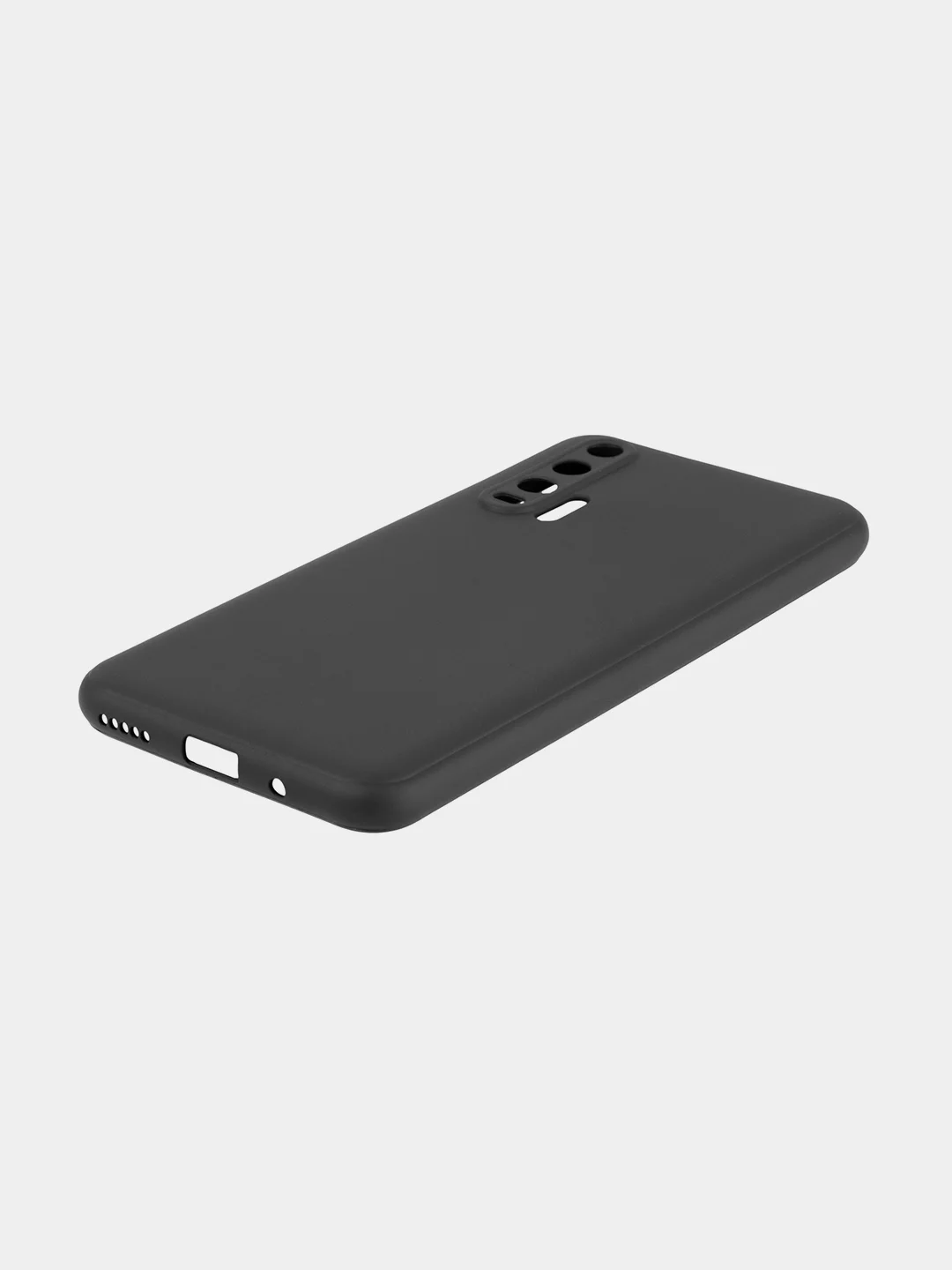 Черный чехол ROSCO для Honor 20 Pro матовый, силиконовый, тонкий, с защитой камер