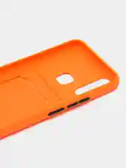 Оранжевый чехол для Vivo Y11/Y12/Y15/Y17, с отсеком для карт