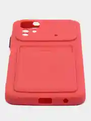 Коралловый силиконовый чехол для Xiaomi Redmi Note 12S (Сяоми Редми Нот 12С), прозрачный
