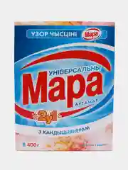 Стиральный порошок Мара Узор Чысцн, с кондиционером, 2 в 1, автомат, 400 г