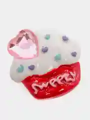 Белый кабошоны акриловые  20*25 мм