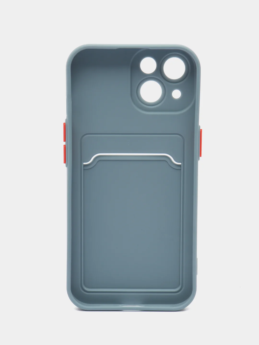 Синий меланж чехол для Apple iPhone 15 (Айфон 15)