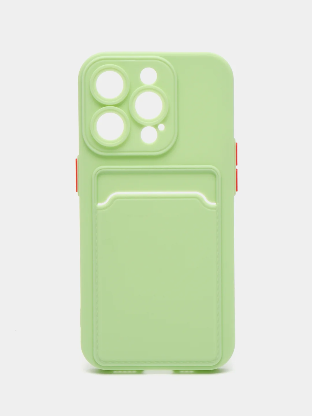 Зеленый чехол для Apple iPhone 15 Pro (Айфон 15 Про)