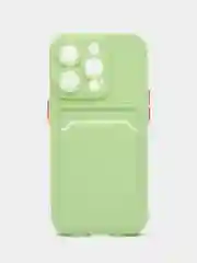 Зеленый чехол для Apple iPhone 15 Pro (Айфон 15 Про)