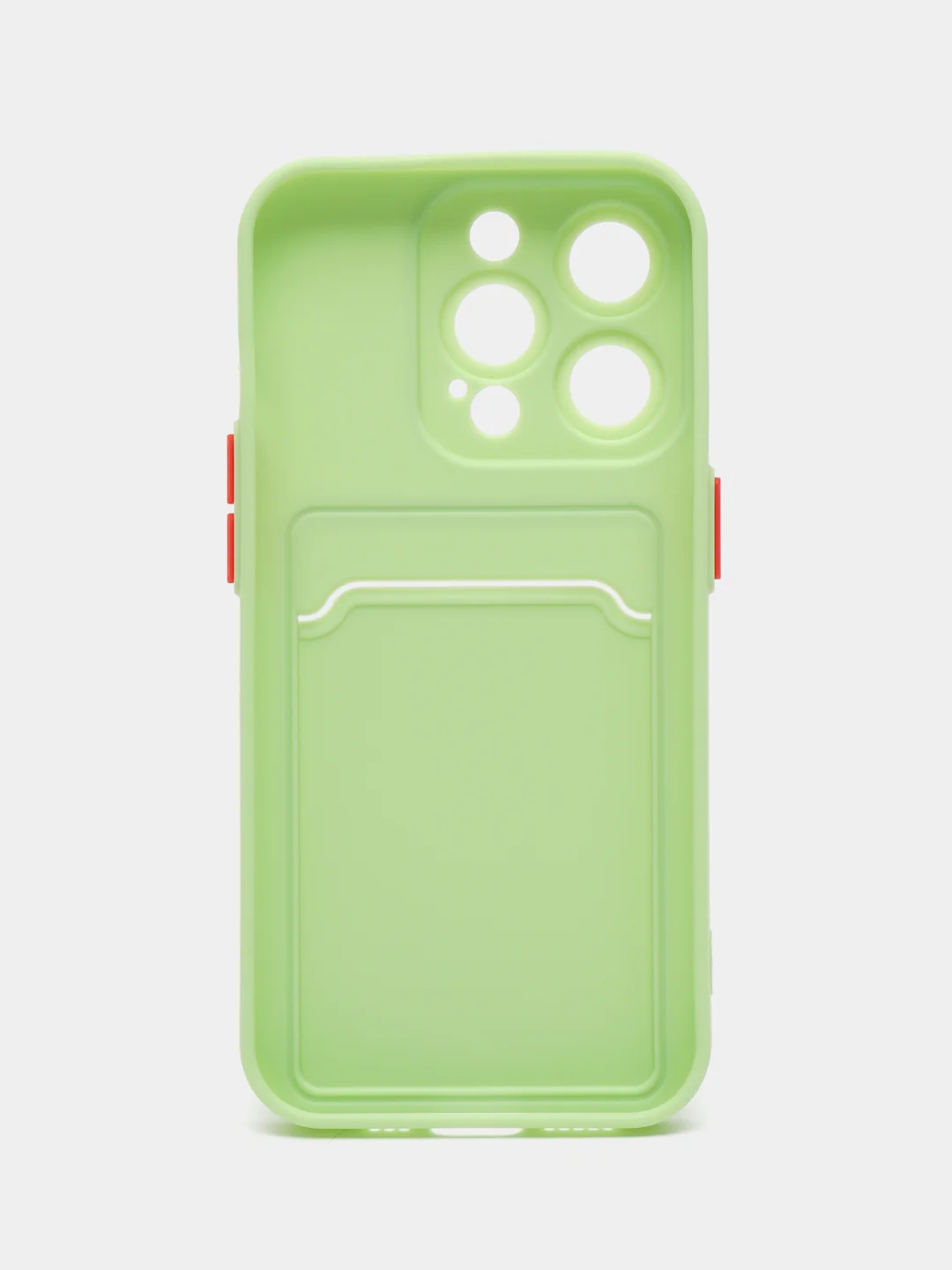 Зеленый чехол для Apple iPhone 15 Pro (Айфон 15 Про)