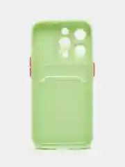 Зеленый чехол для Apple iPhone 15 Pro (Айфон 15 Про)