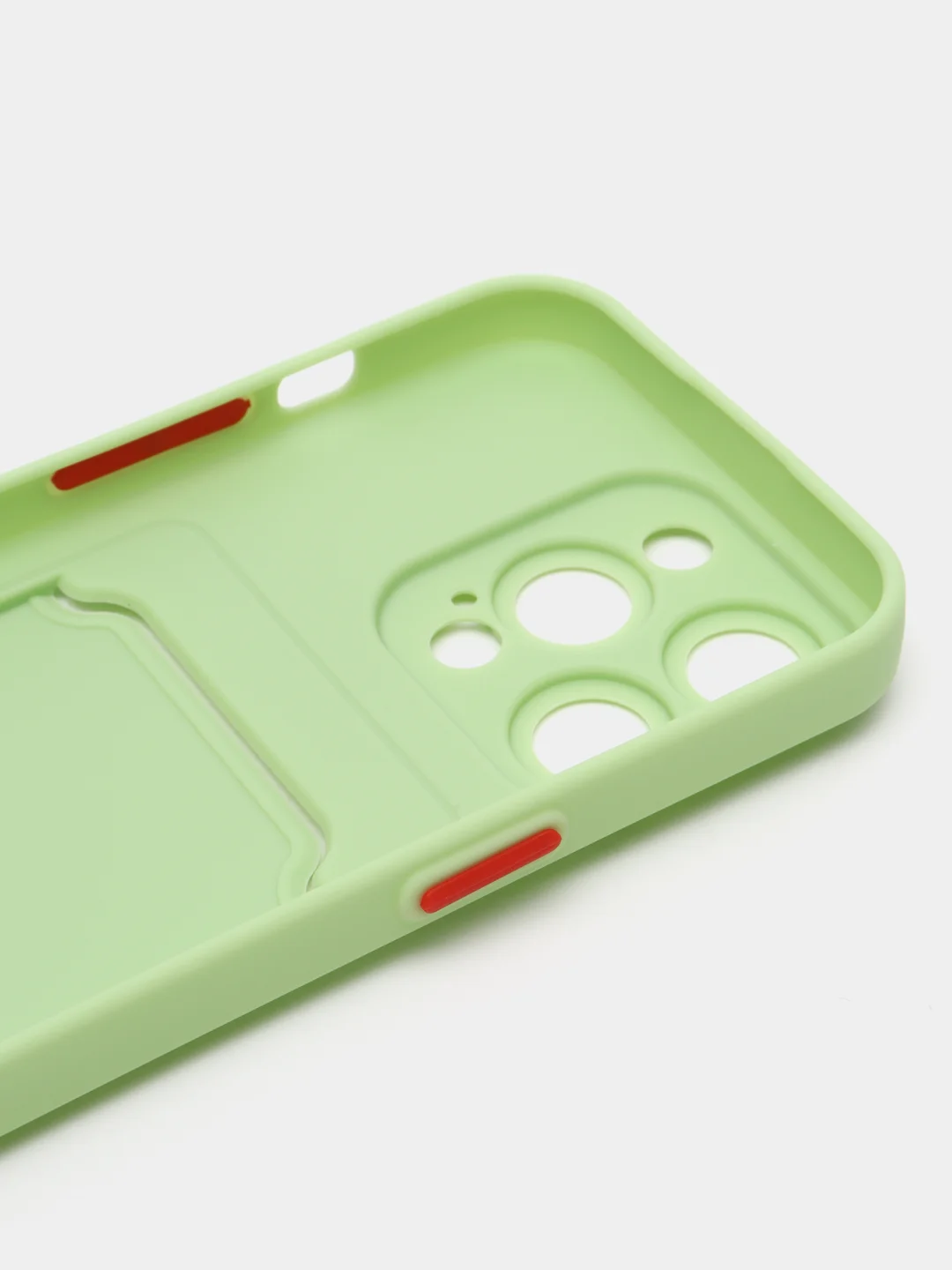 Зеленый чехол для Apple iPhone 15 Pro (Айфон 15 Про)